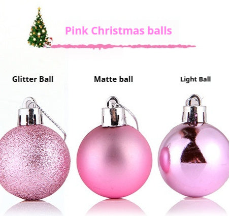 Christmas Ball Christmas Decorations 24 PCs Christmas Ball Set Christmas Tree Pendant by 253444