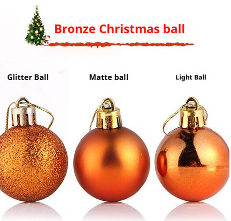 Christmas Ball Christmas Decorations 24 PCs Christmas Ball Set Christmas Tree Pendant by 253444