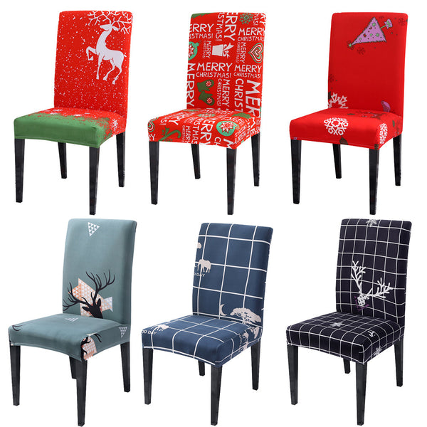 Christmas universal elastic chair cover by 253444