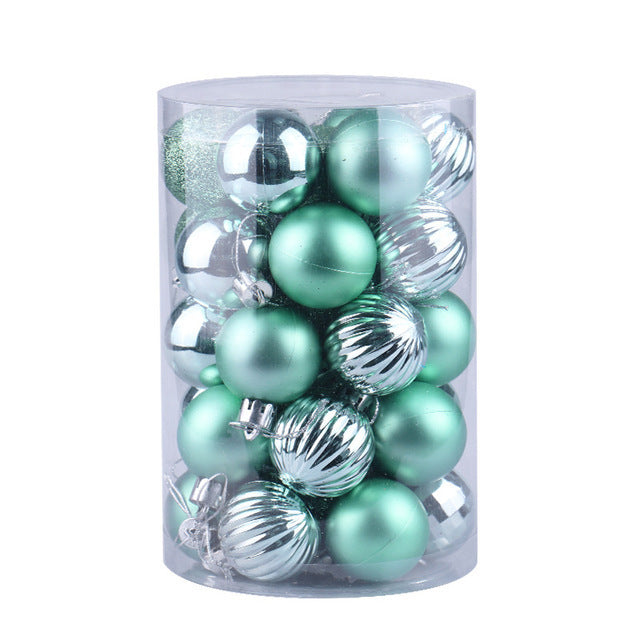 Conjunto 34 Bolas de Natal 4 cm Multicor Brilho Festivo by 253444