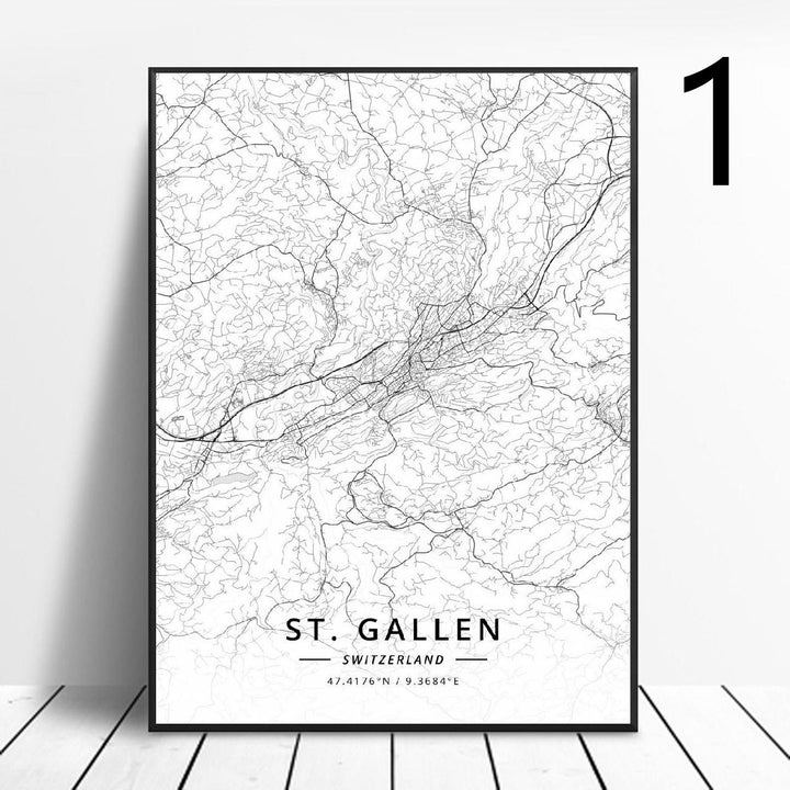 Poster Em Canvas Impressão De Alta Qualidade Para Casa