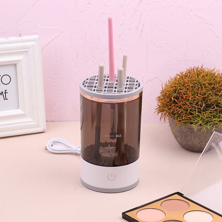 Limpador Elétrico Portátil de Pincéis de Maquiagem com Carregamento USB