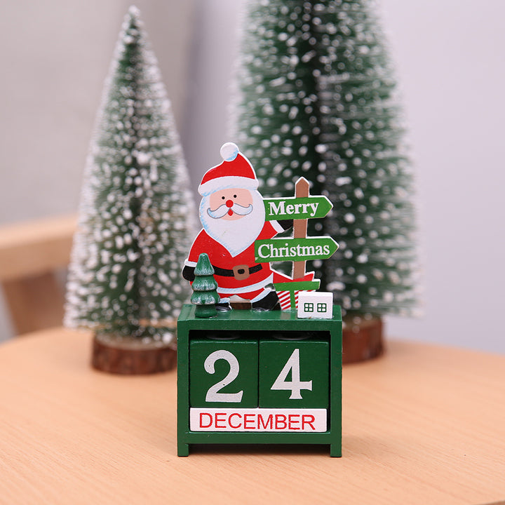 Christmas wooden calendar decorations by 253444