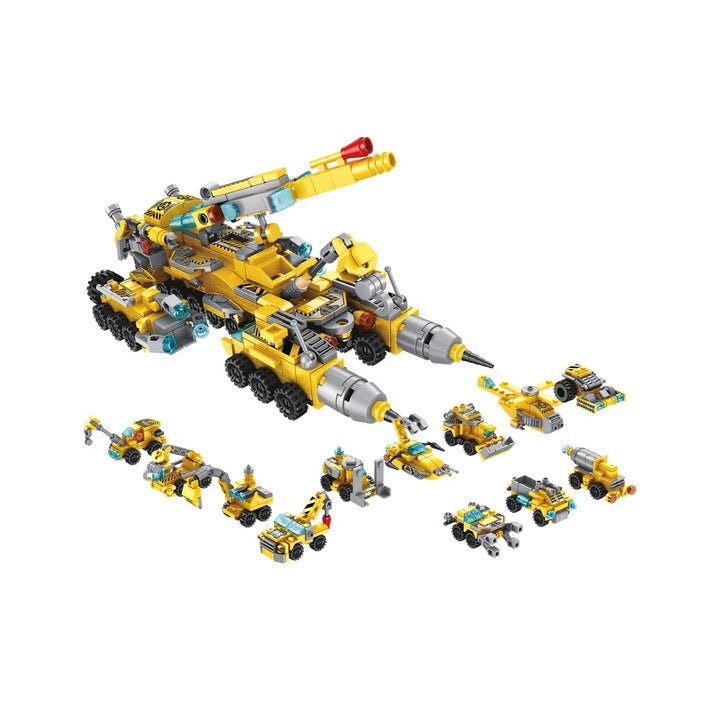 Blocos de Montar Cubic 25 em 1 Multikids Compatível com Outras Peças