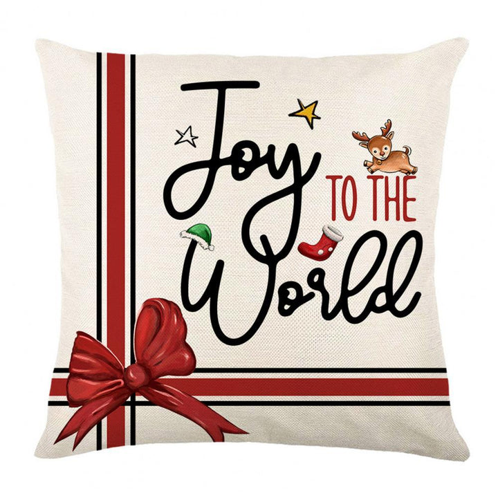 Christmas Light Luxury Sofa Cushion Gift Flannel by 253444