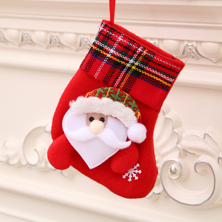Christmas Decorations Santa Claus Socks Christmas Tree Pendant Christmas Socks Gift Bag Christmas Bag by 253444