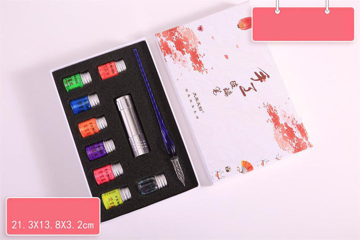 Tinta Fluorescente Para Caneta Estilográfica Brilho Caligrafia