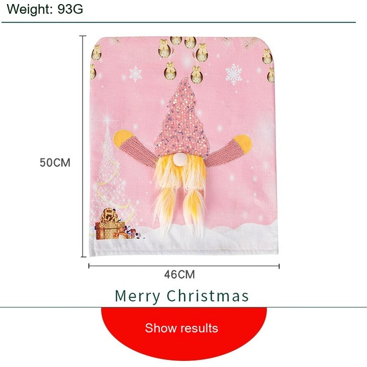 Christmas Decorations Chair Cover by 253444