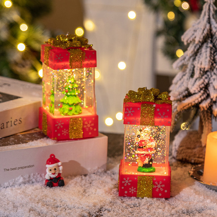 Christmas Decorations Crystal Ball Christmas Gift Box Lights by 253444