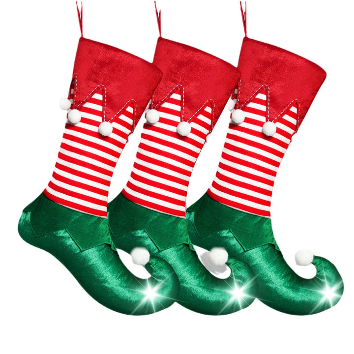 Christmas Decorations Elf Christmas Stockings Gift Bag by 253444