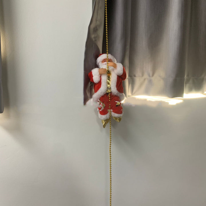Electric Santa Claus Climbing Ladder Plastic by 253444