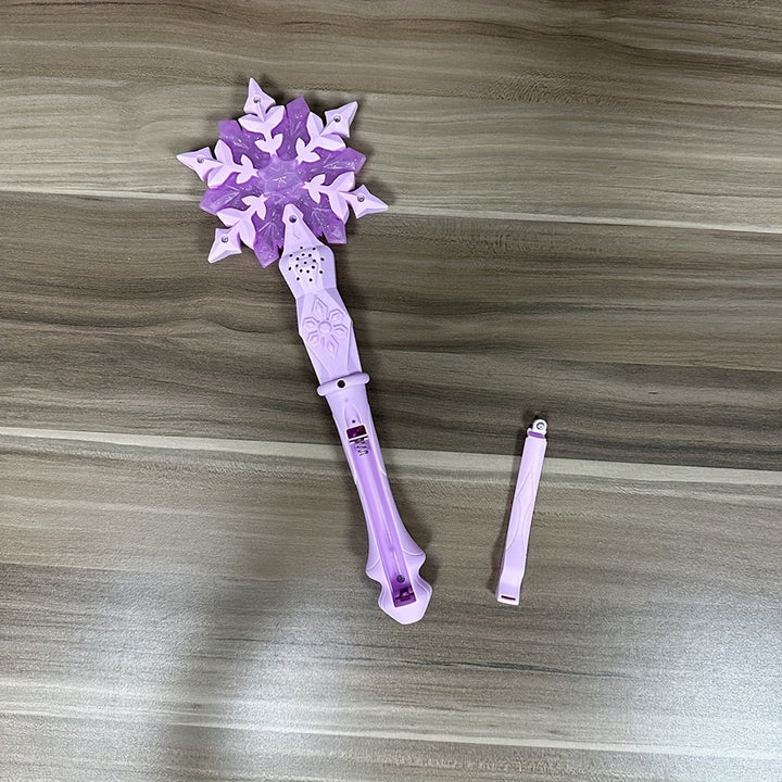 Varinha Mágica Princesa Floco de Neve Transformadores Luz
