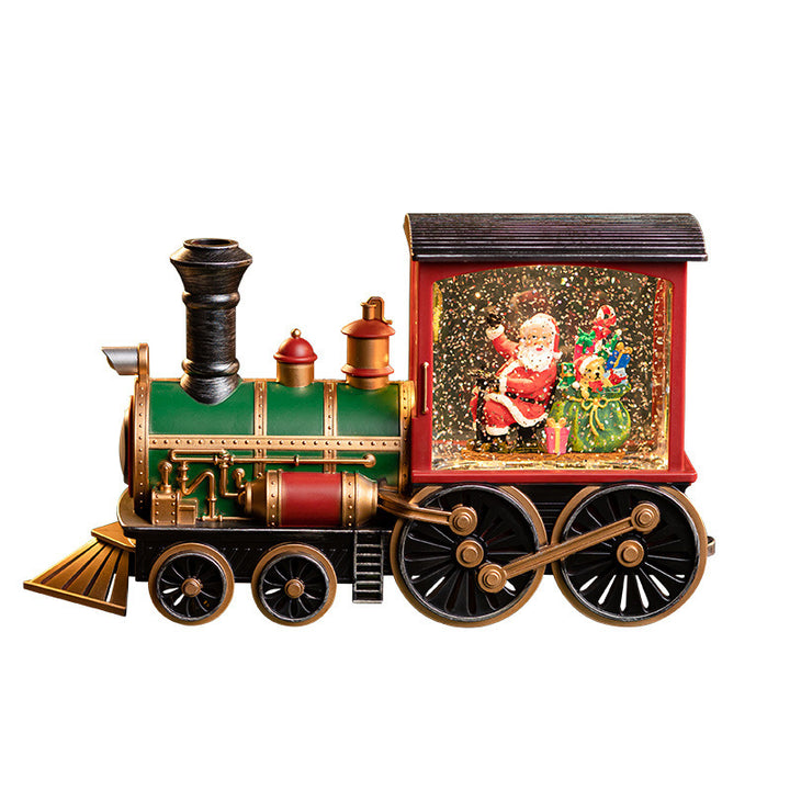 Christmas Santa Claus Train Music Box by 253444