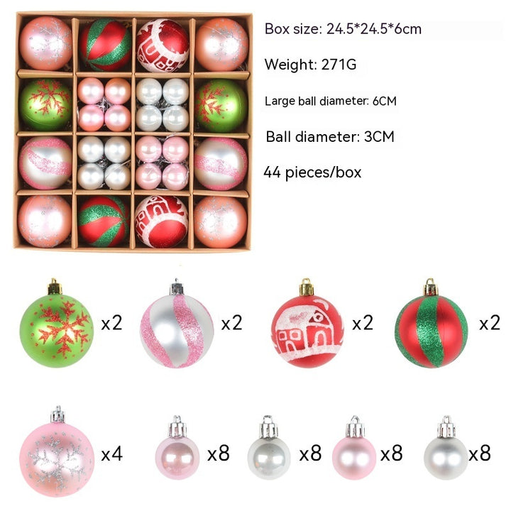 Christmas Tree Decoration Colorful Ball Gift Set by 253444