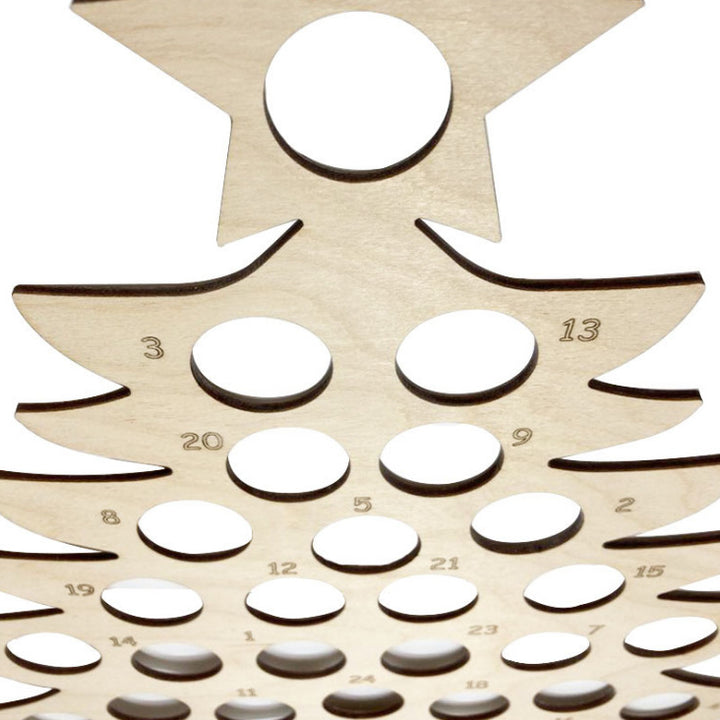 Wooden Advent Calendar Christmas Party Decoration by 253444