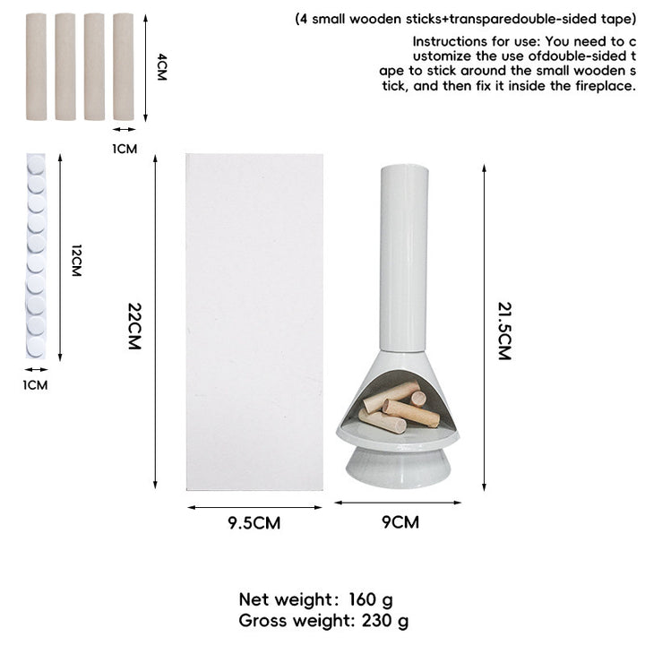 Luminous Style Christmas Lighting Atmosphere Decoration Fireplace Decorations by 253444