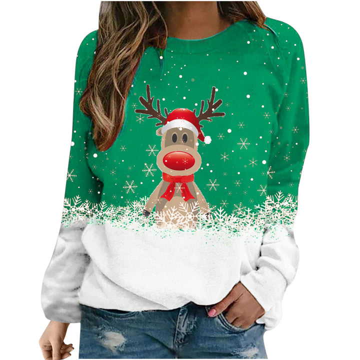 Pulôver Urbano Gola Redonda Gradiente Estampado Para Jovens