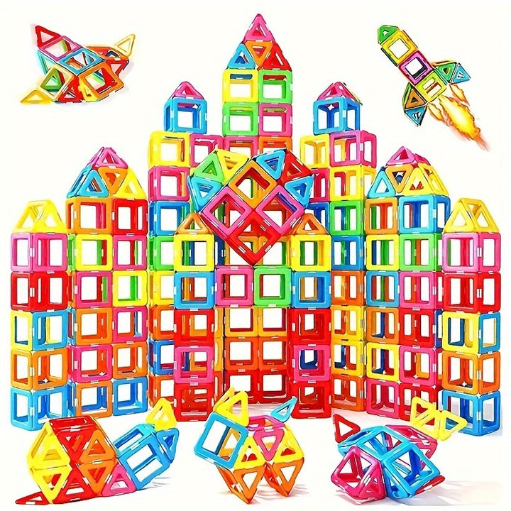 Brinquedos Magnéticos Grandes Blocos Construtivos STEM