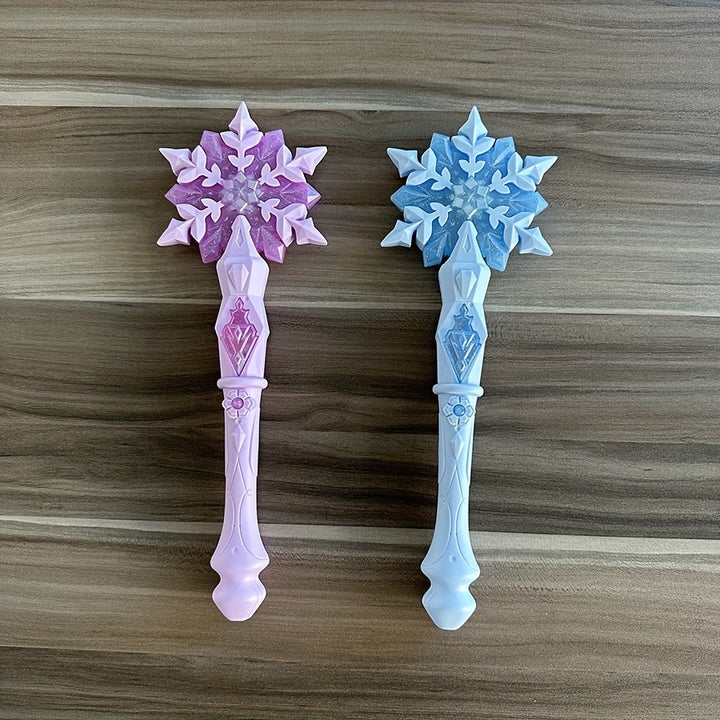 Varinha Mágica Princesa Floco de Neve Transformadores Luz