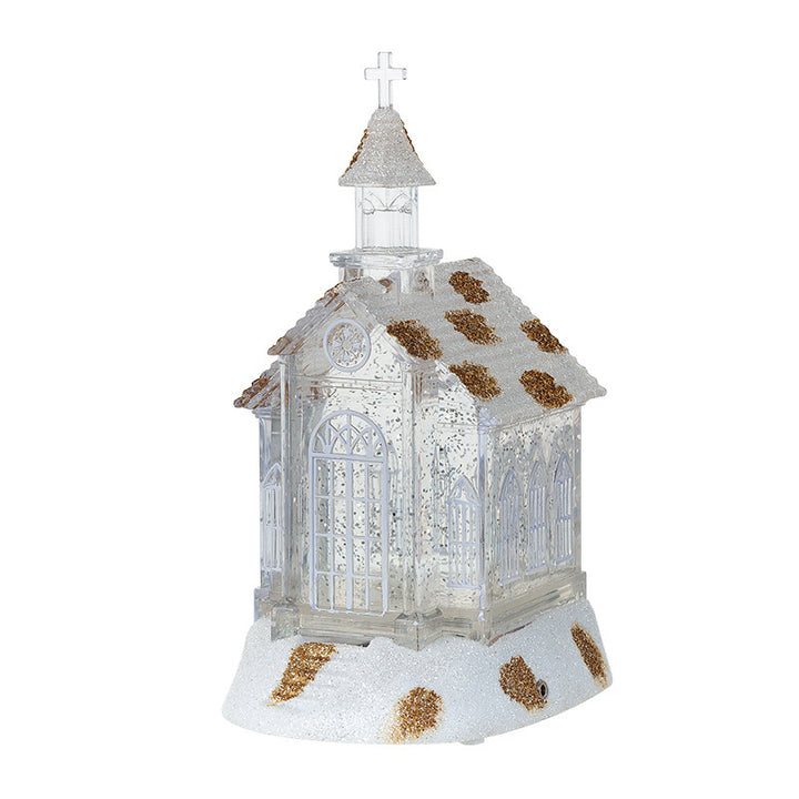 Christmas Decorations Crystal Church House Music Box Ornaments by 253444