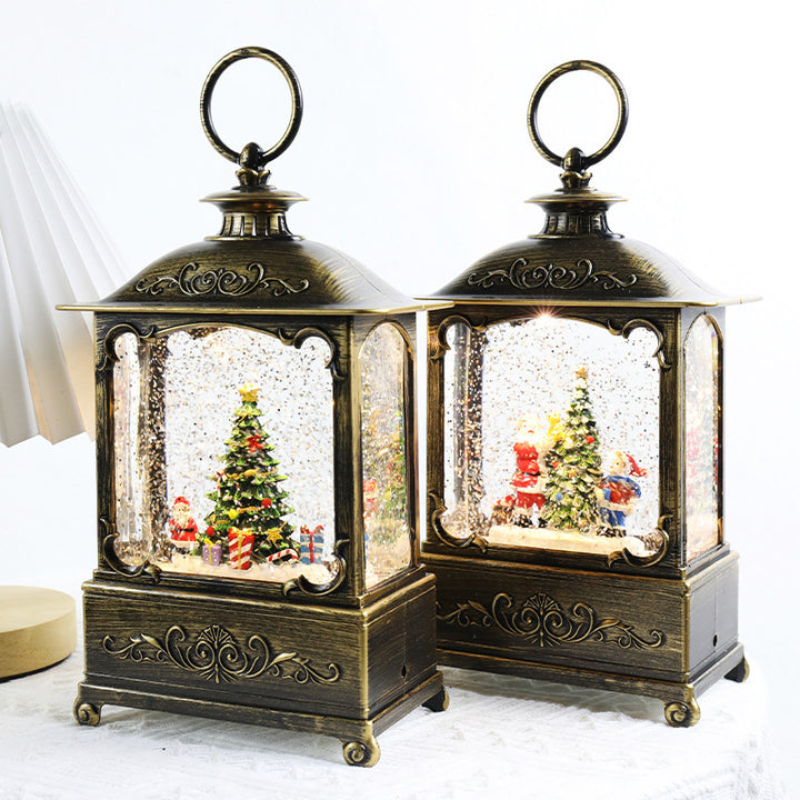 Christmas Decoration Decoration Crystal Lamp Music Box by 253444