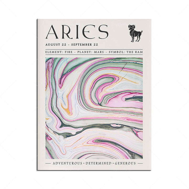 Printed Abstract Aesthetic Living Room Wall Decor Poster by 253444