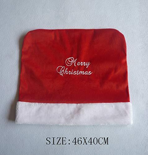 Christmas red embroidered chair cover by 253444