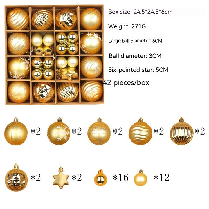 Christmas Tree Decoration Colorful Ball Gift Set by 253444