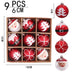 Christmas Theme Hand Drawn Christmas Ball Set Hanging Decorations by 253444