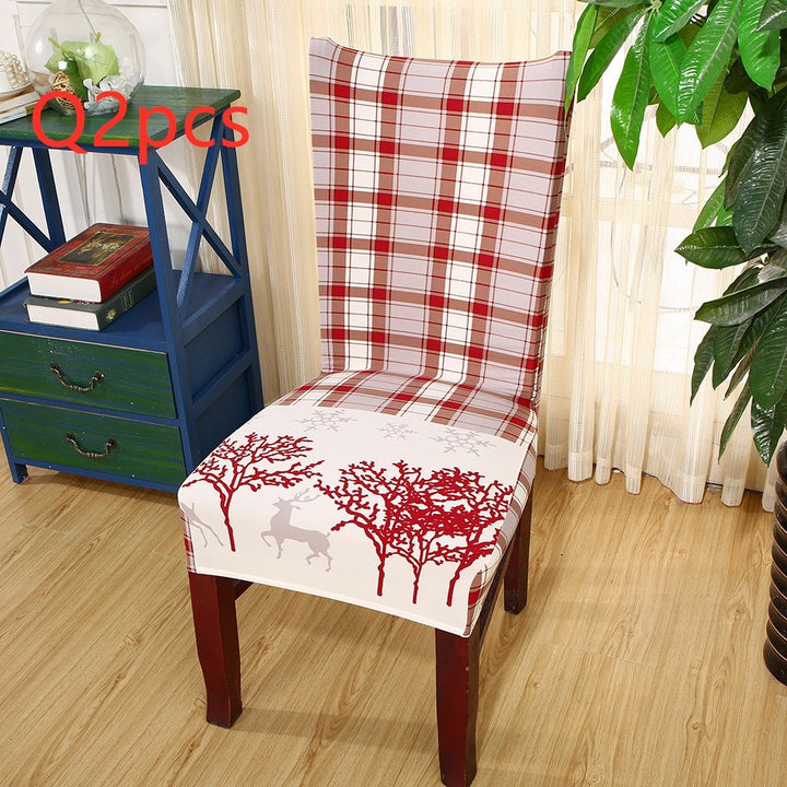 Christmas universal elastic chair cover by 253444