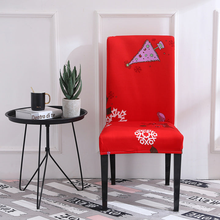 Christmas universal elastic chair cover by 253444