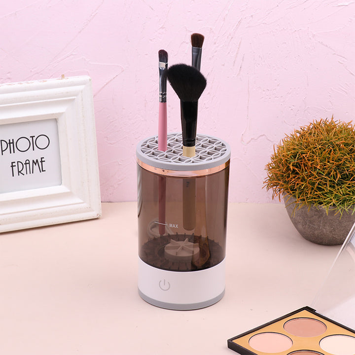 Limpador Elétrico Portátil de Pincéis de Maquiagem com Carregamento USB