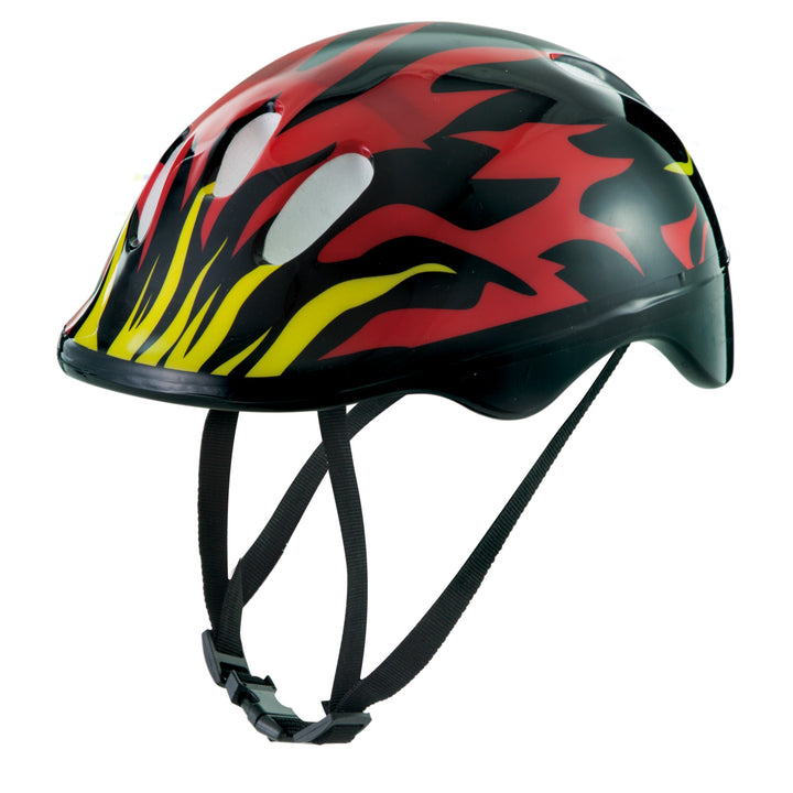 Capacete Infantil Chamas Zippy Toys Ajustável para Patins Skate e Bicicleta