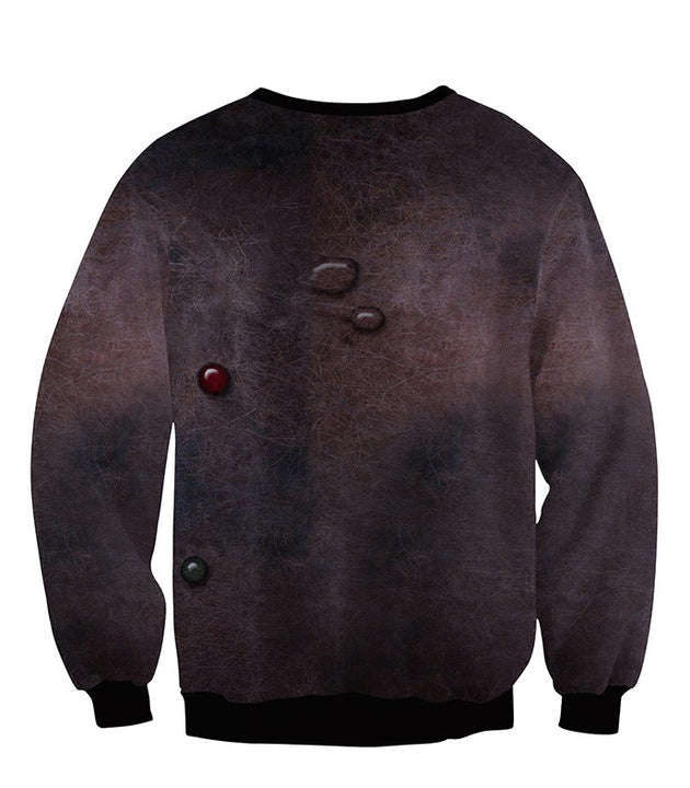 Suéter de Natal Feio Unissex com Estampa Cartoon Divertida