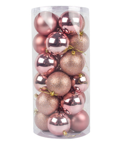 Christmas Ball Christmas Decorations 24 PCs Christmas Ball Set Christmas Tree Pendant by 253444