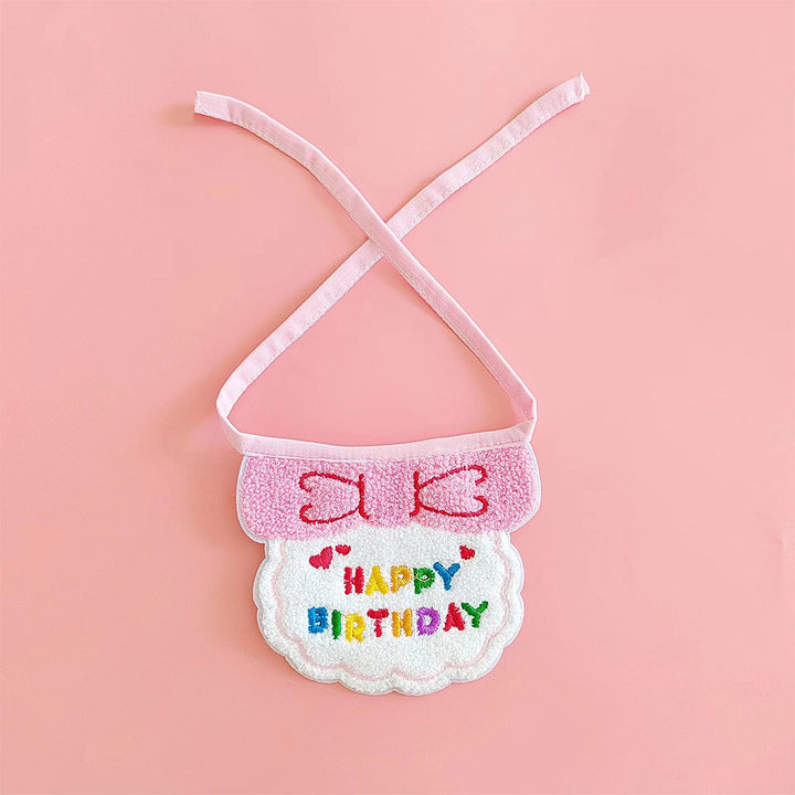 Make Your Pet's Birthday Special with this Adorable Dog Birthday Hat & Bandana Set! by Casa Perfeita
