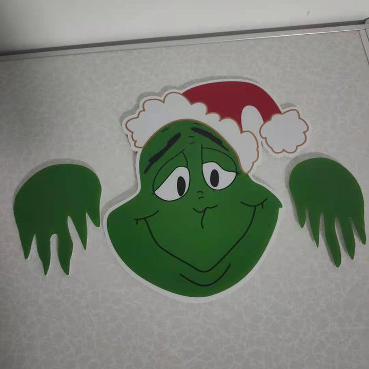 Christmas Themed Fence Garden Top Decoration by 253444