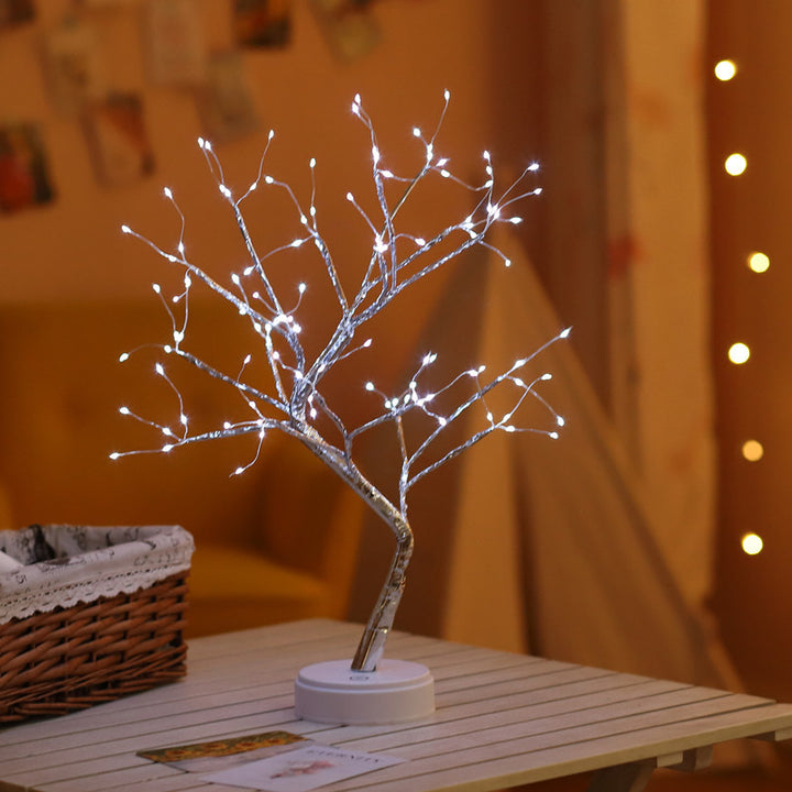 Christmas Decoration Night Light LED Pearl Tree Light Starry Touch Light by 253444