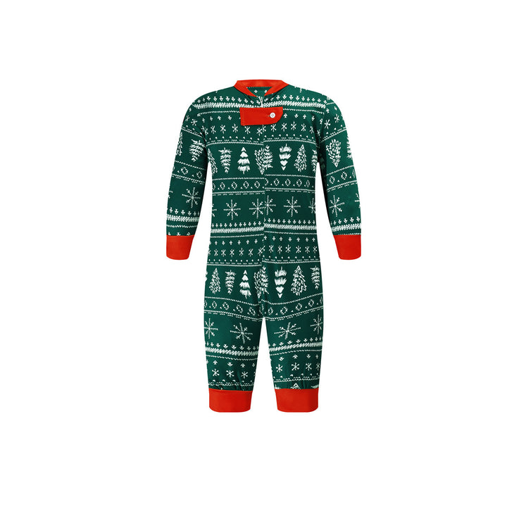 Conjunto Pai e Filho Natal Estampa em Contraste de Cores