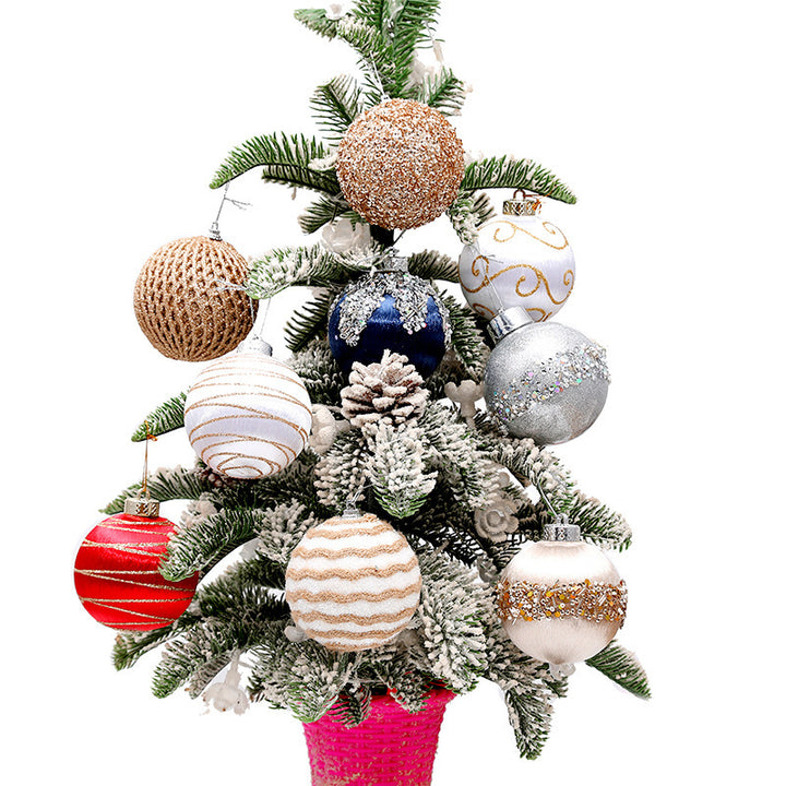 Christmas Decorations Foam Painted Silk Ball Christmas Tree Pendant by 253444
