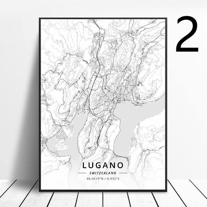 Poster Em Canvas Impressão De Alta Qualidade Para Casa