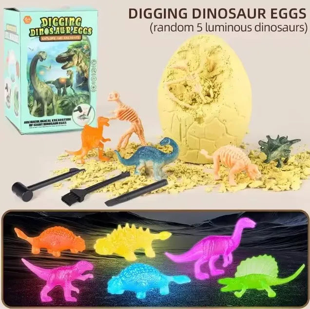 Fósseis De Dinossauro Kit De Escavação Educativo Infantil