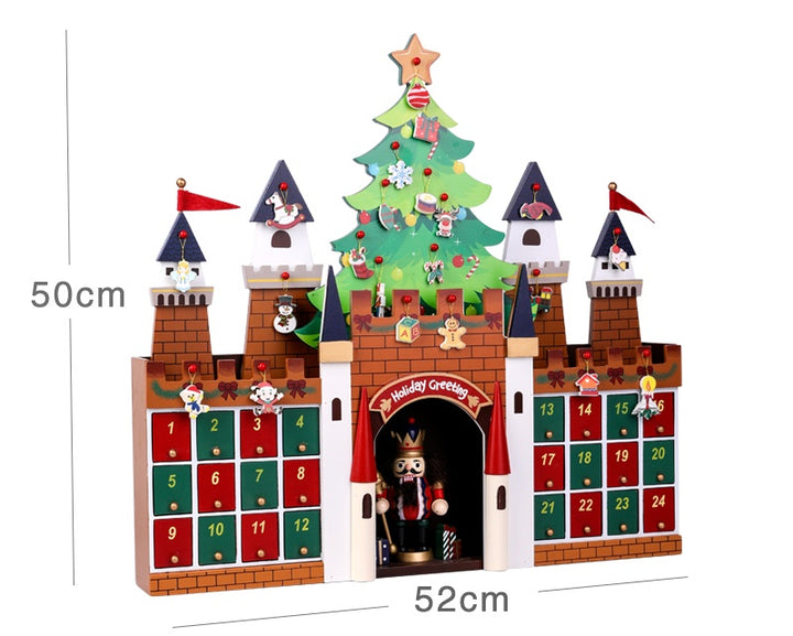 Christmas decoration wooden calendar by 253444