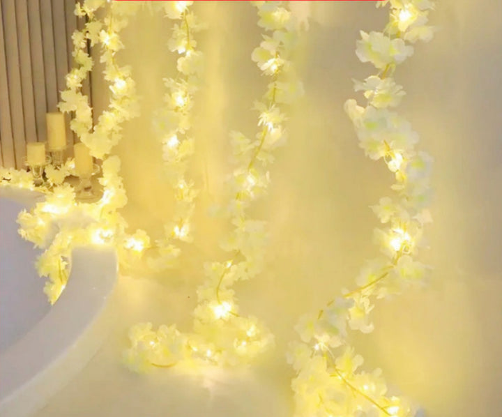 Sakura Lighting Chain Outdoor Atmosphere Led Christmas Rattan Lighting Chain by 253444