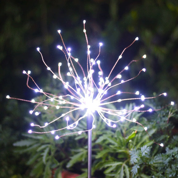 Solar Ground Plug Firework Light Led Copper Wire by 253444
