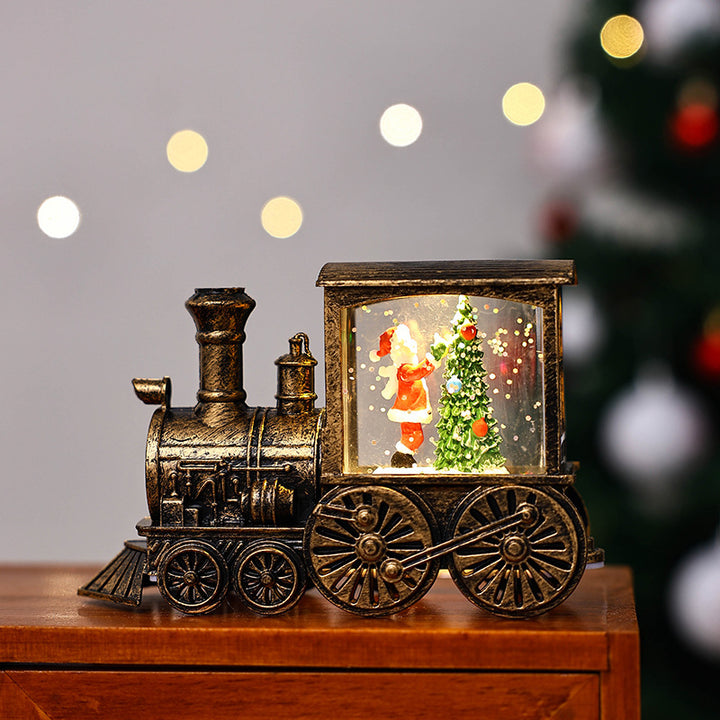 Christmas Gift Train Decoration Small Night Lamp by 253444