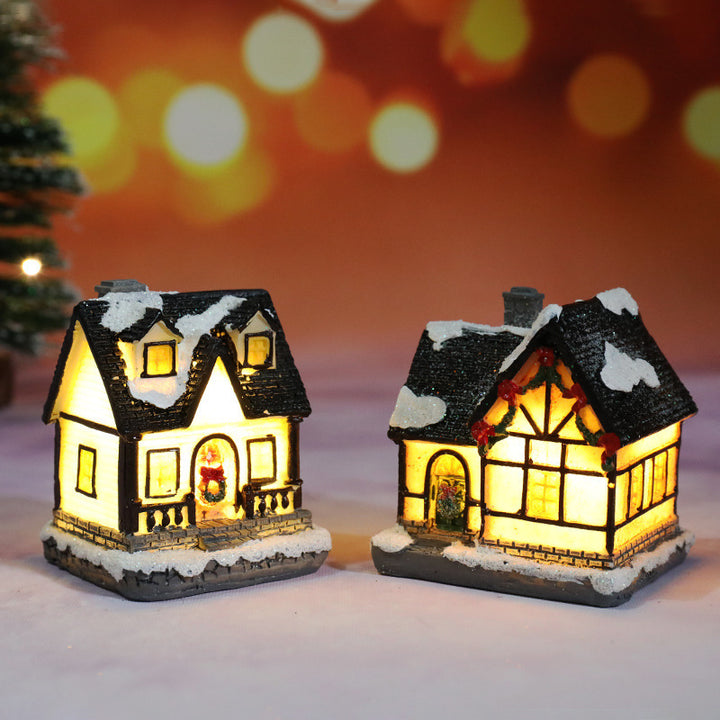 Christmas Decorations Micro Landscape Resin House by 253444
