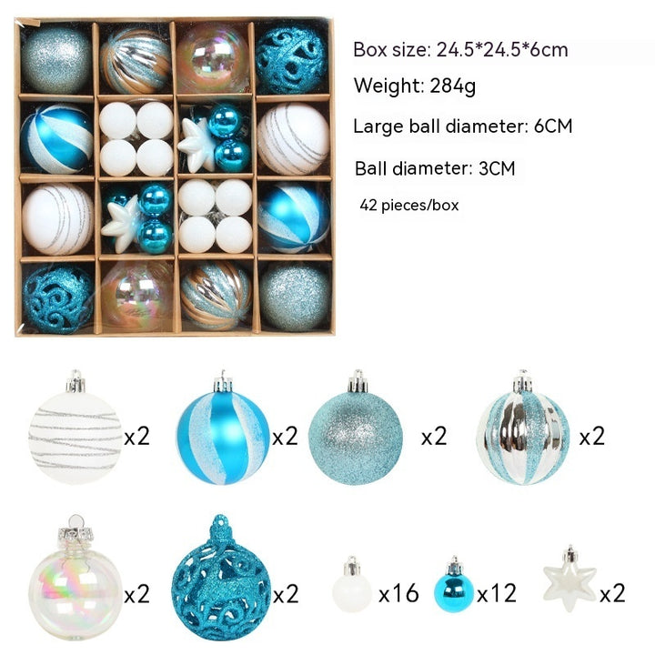 Christmas Tree Decoration Colorful Ball Gift Set by 253444