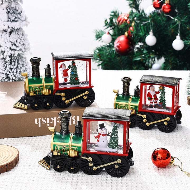 Christmas Gift Train Decoration Small Night Lamp by 253444