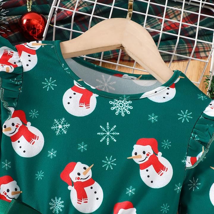 Vestido Princesa De Inverno Para Meninas Conforto Natal